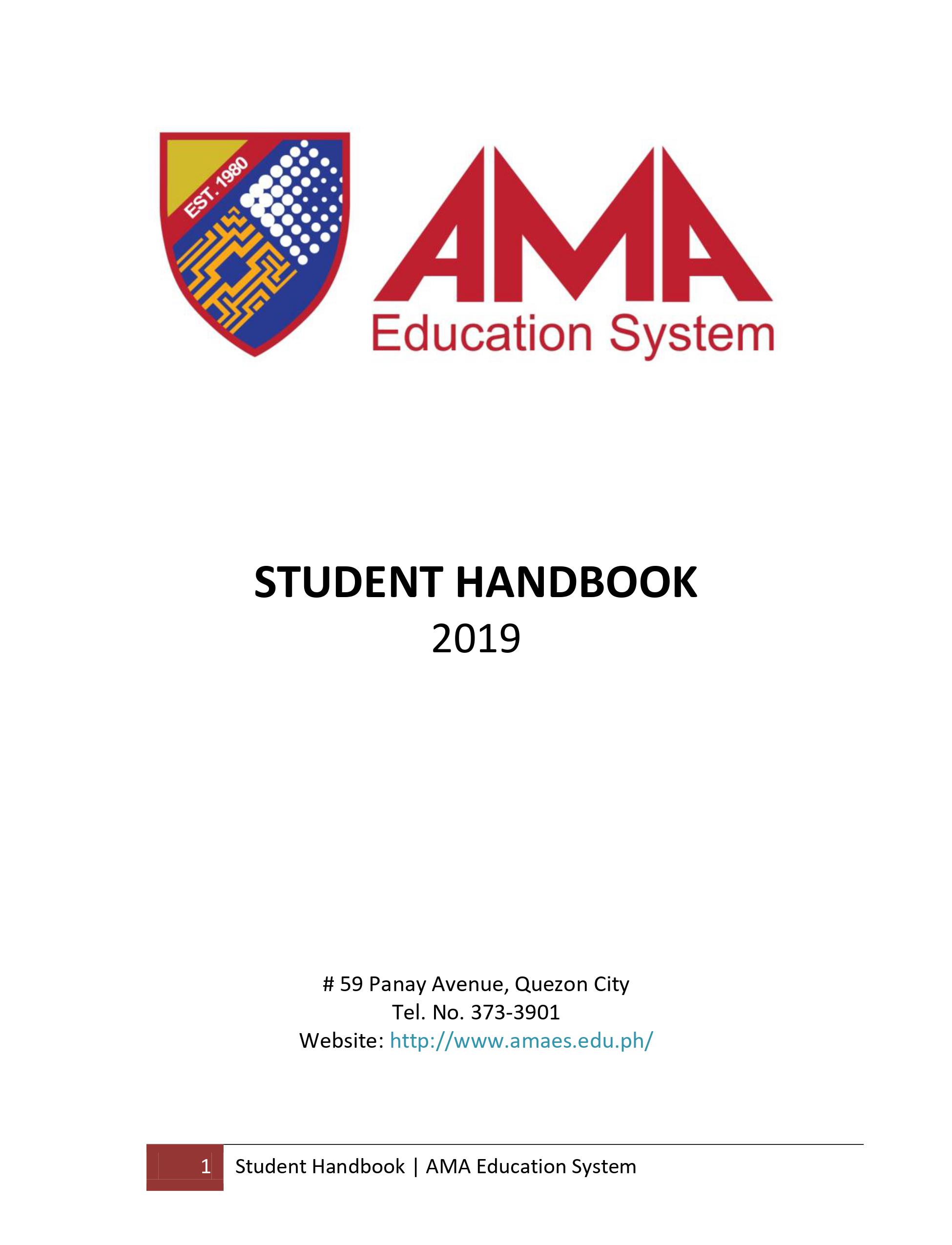 Student Handbook Image